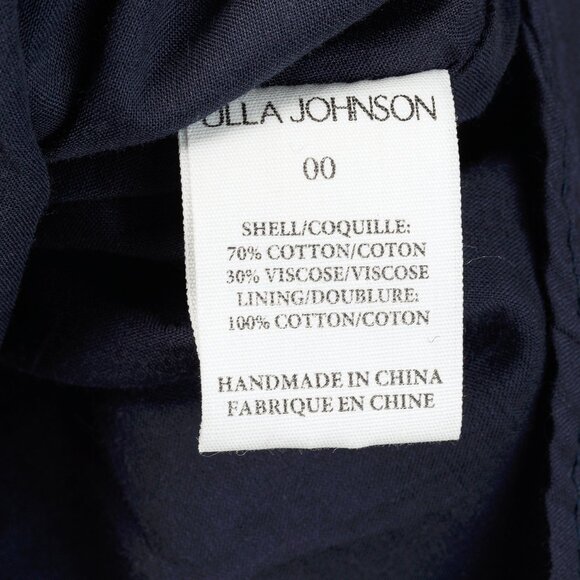 Ulla Johnson Adele Twilight Floral Print Cotton Ruffle Tiered Midi Dress - Picture 10 of 11